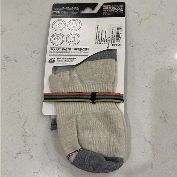 Women’s Smartwool Ankle Boot Bootie Socks Hiking Winter Medium Size 7-9.5 NWT - Picture 4 of 6